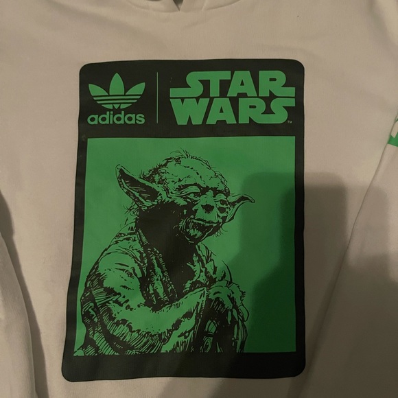 Rare Adidas Star Wars Yoda Hoodie 